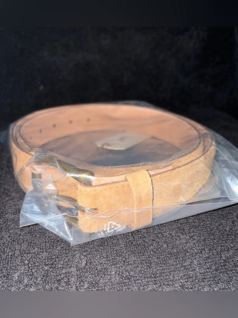 NWT Tecovas Honey Suede Belt Men’s 38